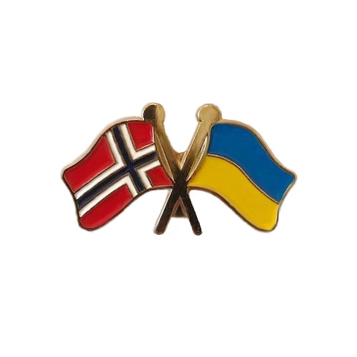 Norge-Ukraine pins